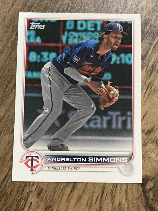 Andrelton Simmons Minnesota Twins MLB 2022 Topps 306 