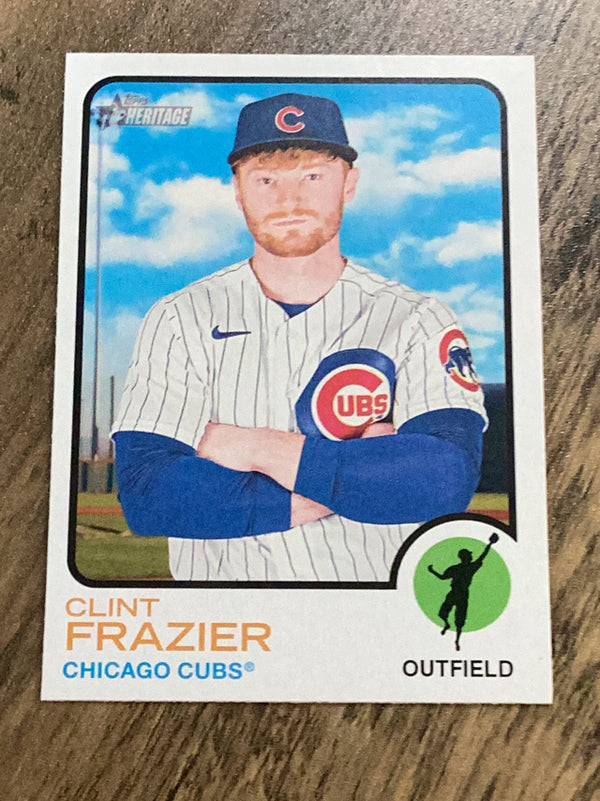 Clint Frazier Chicago Cubs MLB 2022 Topps Heritage 566 