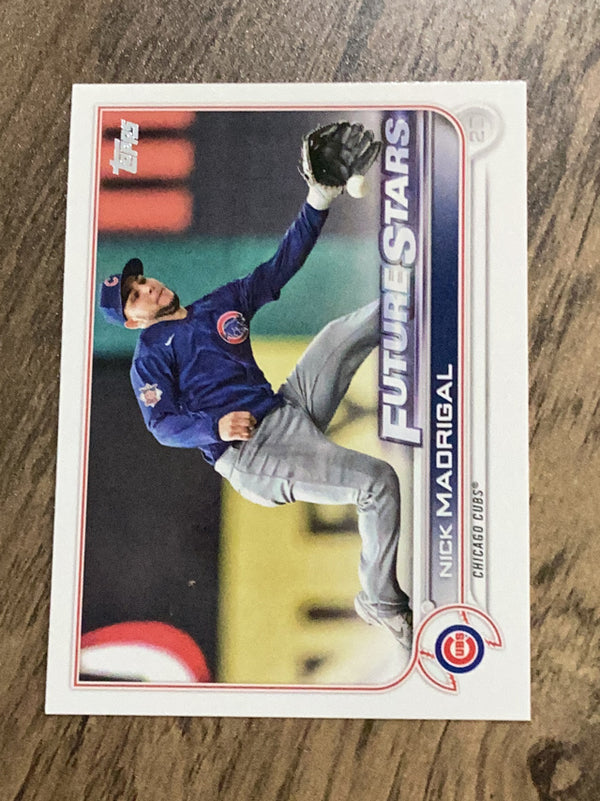 Nick Madrigal Chicago Cubs MLB 2022 Topps 466 FS
