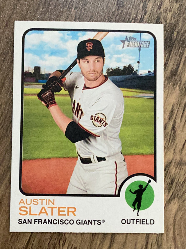 Austin Slater San Francisco Giants MLB 2022 Topps Heritage 236 