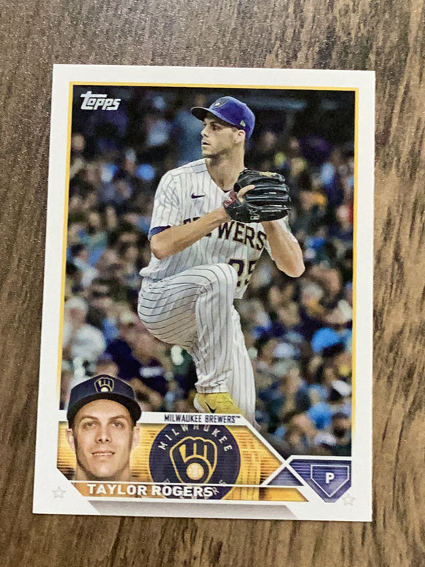 Taylor Rogers Milwaukee Brewers MLB 2023 Topps 233 