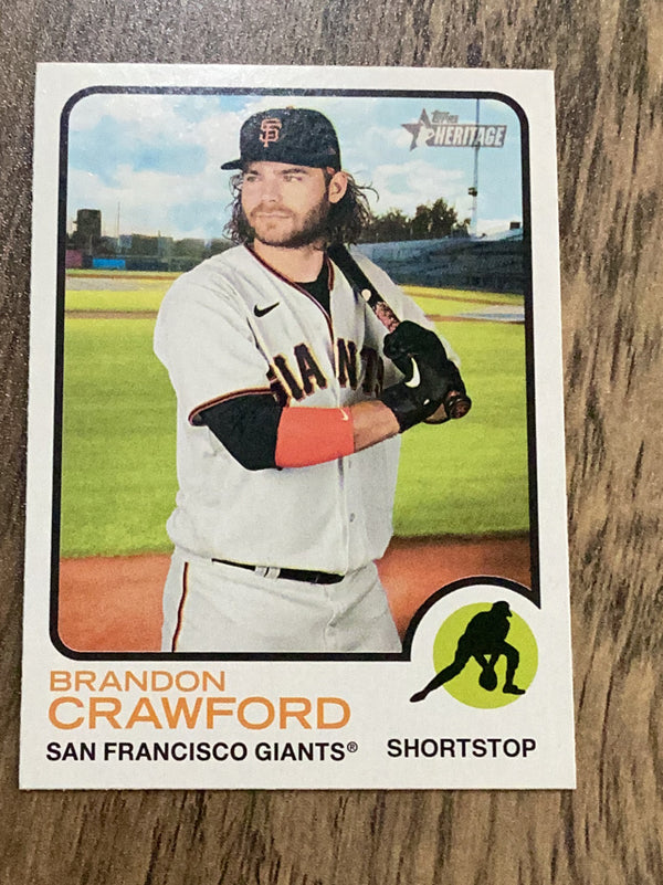 Brandon Crawford San Francisco Giants MLB 2022 Topps Heritage 95 