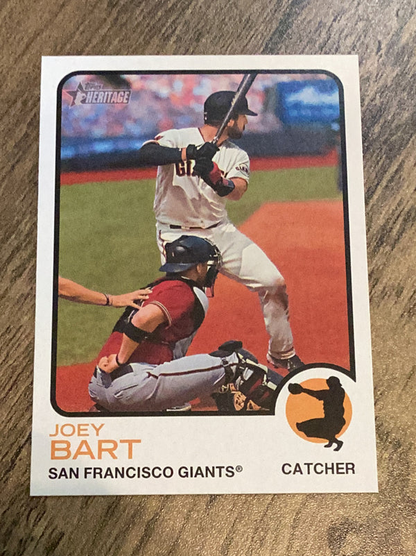 Joey Bart San Francisco Giants MLB 2022 Topps Heritage 559 