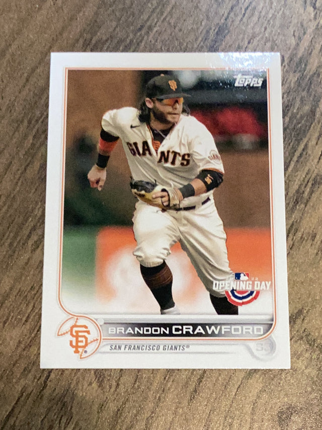 Brandon Crawford San Francisco Giants MLB 2022 Topps Opening Day 108 