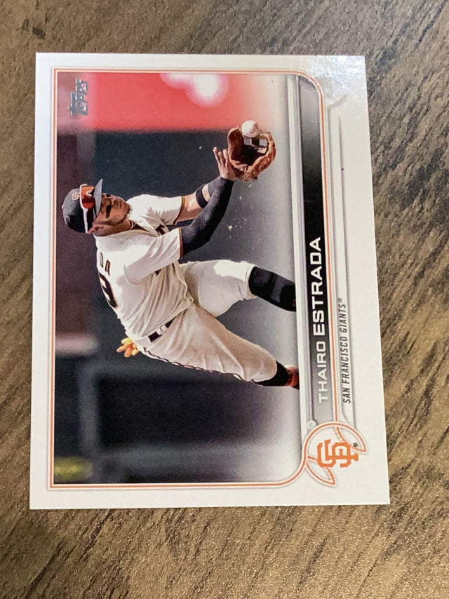 Thairo Estrada San Francisco Giants MLB 2022 Topps Update US273 