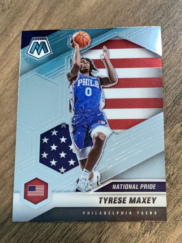 Tyrese Maxey Philadelphia 76ers NBA 2020-21 Panini Mosaic 259 NP