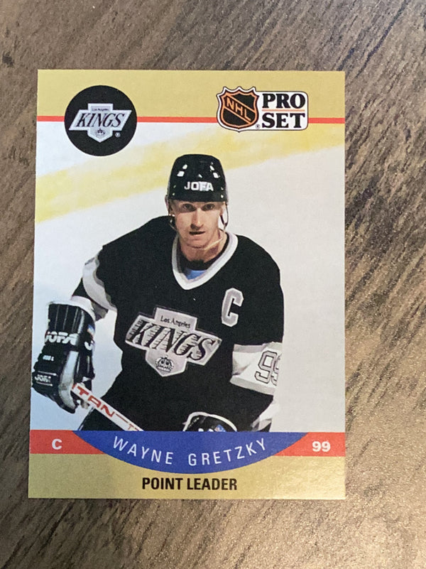 Wayne Gretzky Los Angeles Kings NBA 1990-91 Pro Set 394 PL, UER
