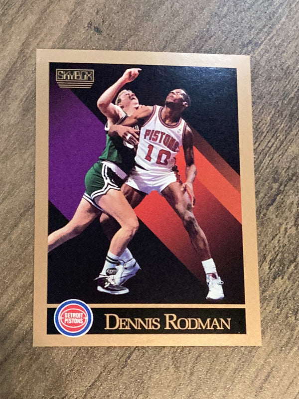 Dennis Rodman Detroit Pistons NBA 1990-91 SkyBox 91 
