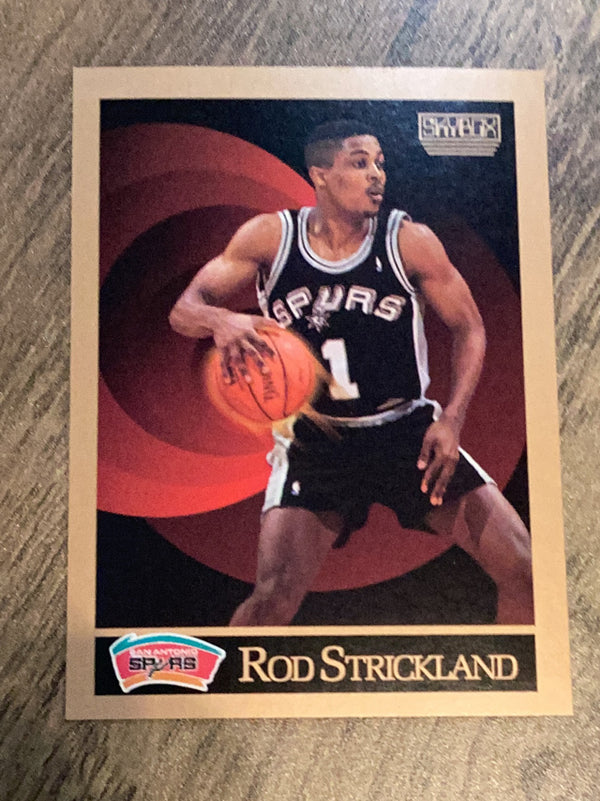 Rod Strickland San Antonio Spurs NBA 1990-91 SkyBox 261 