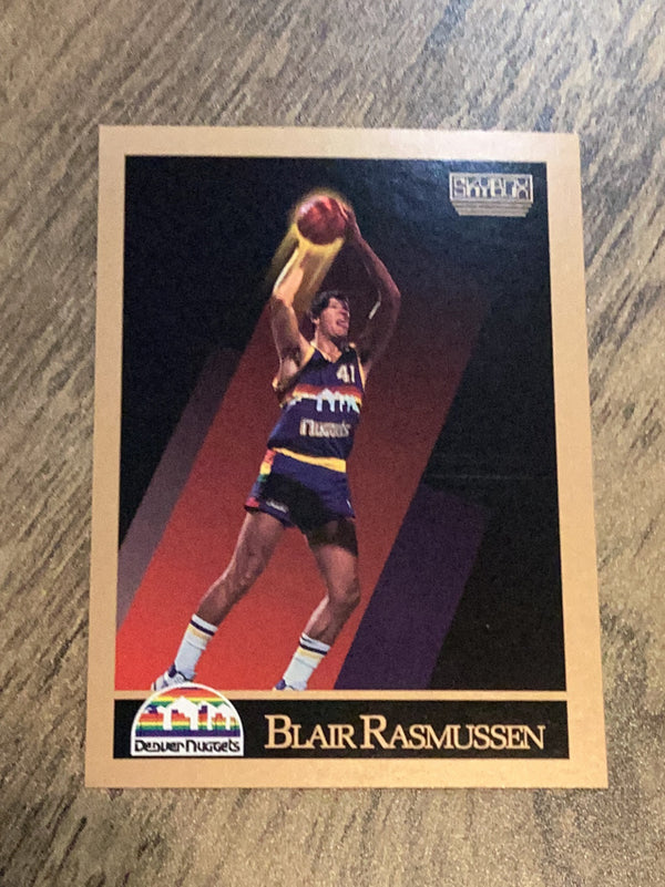 Blair Rasmussen Denver Nuggets NBA 1990-91 SkyBox 80 