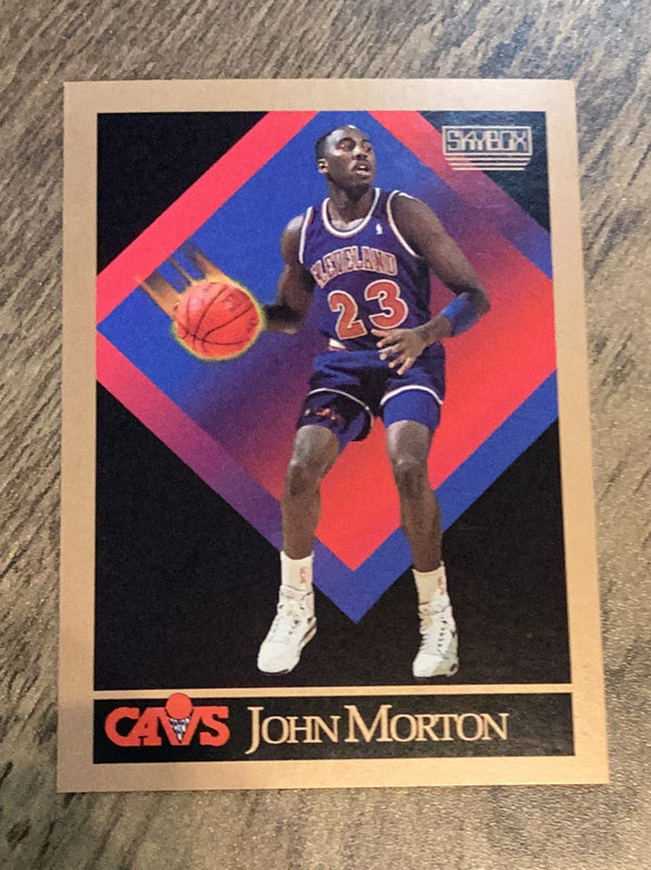John Morton Cleveland Cavaliers NBA 1990-91 SkyBox 54 RC