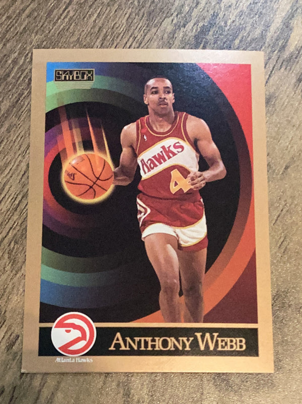 Anthony Webb
"Anthony" on front, "Spud" on back Atlanta Hawks NBA 1990-91 SkyBox 10 Anthony  on front, Spud  on back