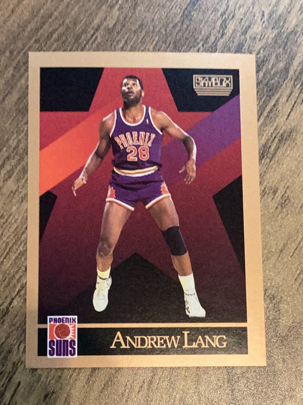 Andrew Lang Phoenix Suns NBA 1990-91 SkyBox 225 RC