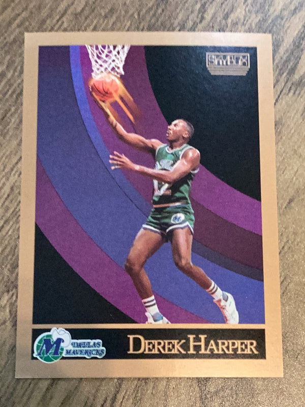 Derek Harper Dallas Mavericks NBA 1990-91 SkyBox 64 