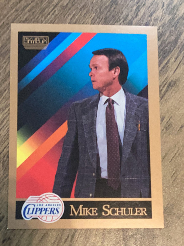 Mike Schuler Los Angeles Clippers NBA 1990-91 SkyBox 312 CO, RC