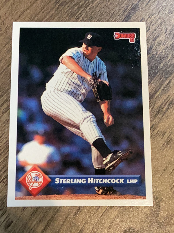 Sterling Hitchcock New York Yankees MLB 1993 Donruss 345 RC