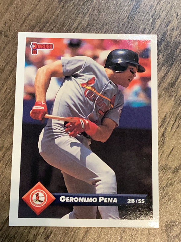 Geronimo Pena St. Louis Cardinals MLB 1993 Donruss 310 