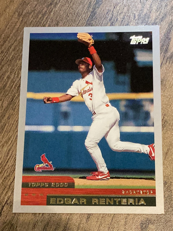 Edgar Renteria St. Louis Cardinals MLB 2000 Topps 352 