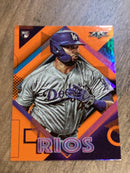 Edwin Rios Los Angeles Dodgers MLB 2020 Topps Fire: Orange 167 SN299