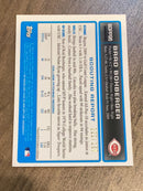Brad Boxberger Cincinnati Reds MLB 2009 Bowman Draft Picks & Prospects - Chrome Prospects Blue Refractors BDPP96 AU, SN150 Bowman