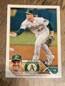 David MacKinnon Oakland Athletics MLB 2023 Topps 276 RC