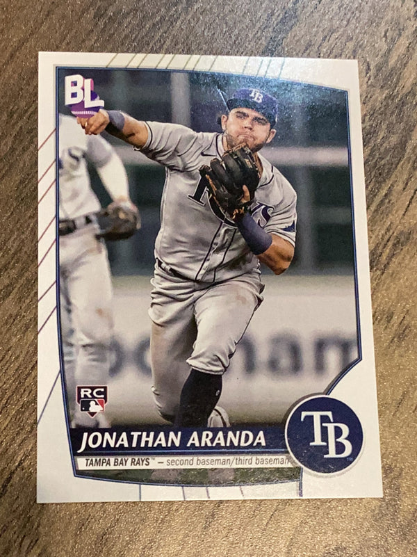 Jonathan Aranda Tampa Bay Rays MLB 2023 Topps Big League 12 RC