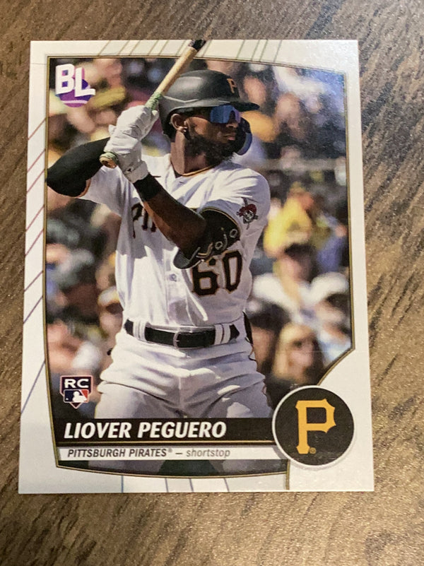 Liover Peguero Pittsburgh Pirates MLB 2023 Topps Big League 21 RC