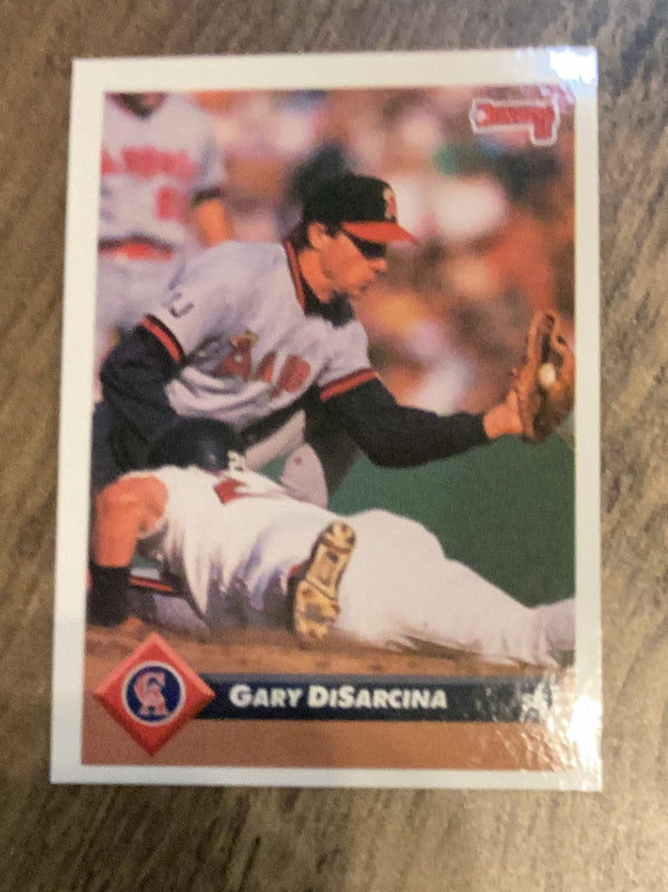 Gary DiSarcina California Angels MLB 1993 Donruss 121 