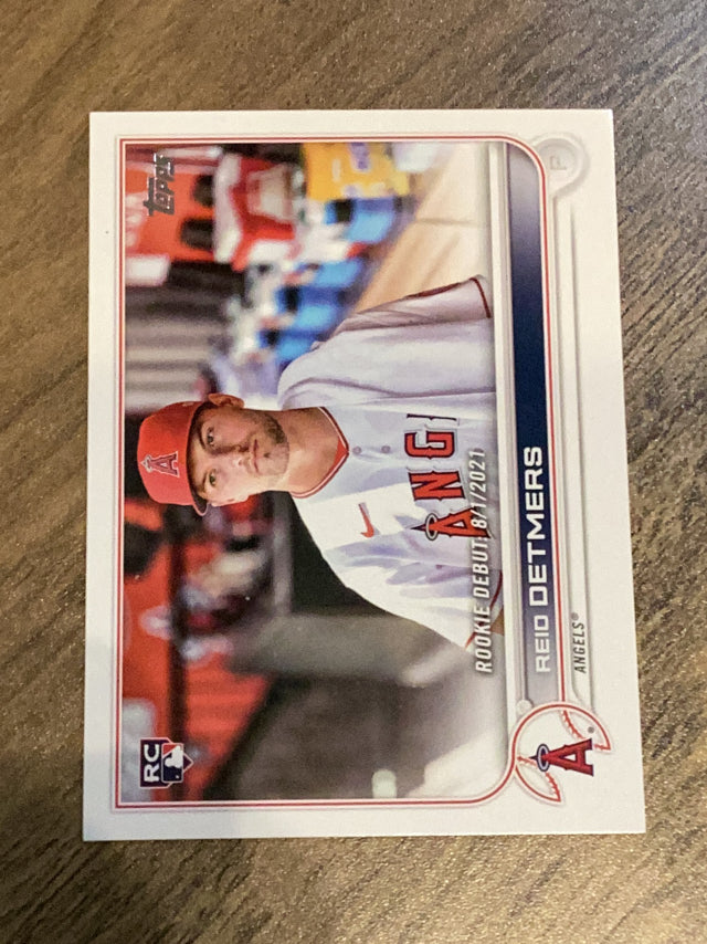 Reid Detmers Los Angeles Angels MLB 2022 Topps Update US62 RD