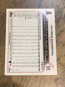 Patrick Sandoval Los Angeles Angels MLB 2022 Topps 428 Topps