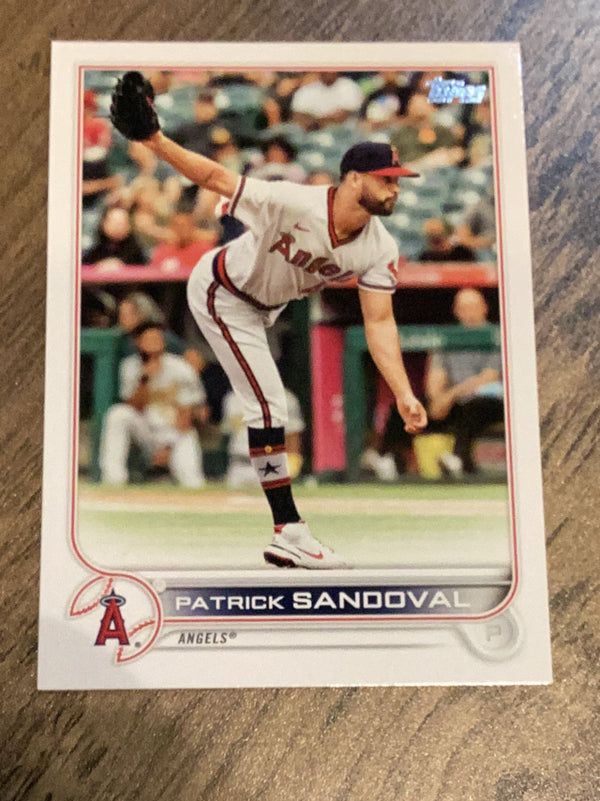 Patrick Sandoval Los Angeles Angels MLB 2022 Topps 428 