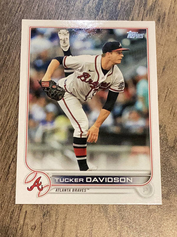 Tucker Davidson Atlanta Braves MLB 2022 Topps 624 