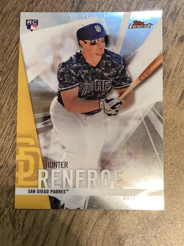 Hunter Renfroe San Diego Padres MLB 2017 Finest 87 RC