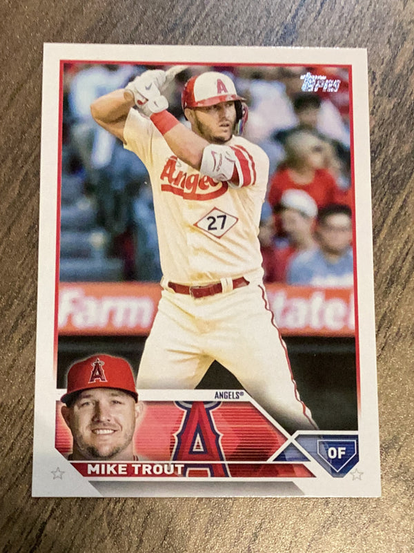 Mike Trout Los Angeles Angels MLB 2023 Topps 27 