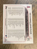 100 Career Home Runs (Shohei Ohtani) Los Angeles Angels MLB 2022 Topps Update US92 SH, CL,