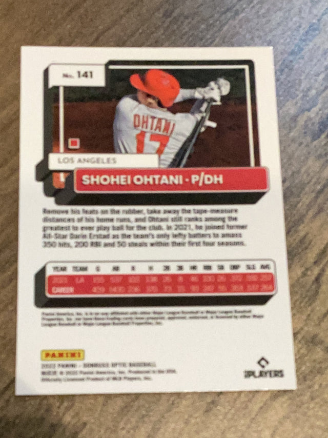 Shohei Ohtani Los Angeles Angels MLB 2022 Donruss: Holo Red 147 Donruss