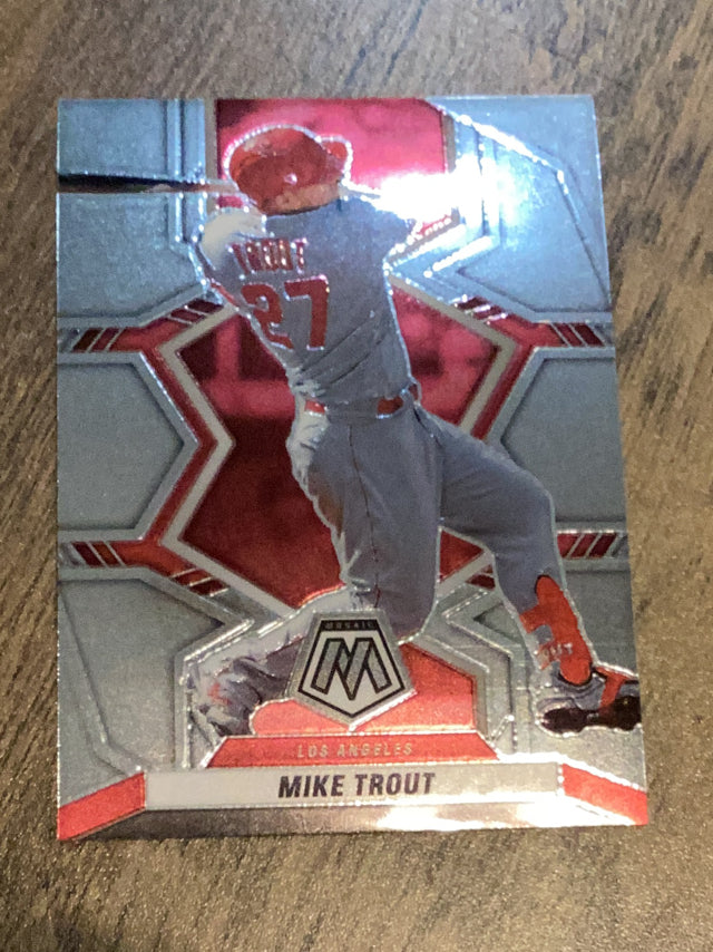 Mike Trout Los Angeles Angels MLB 2022 Panini Mosaic 98 