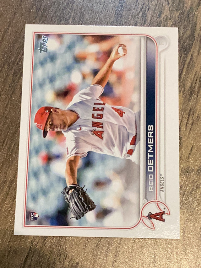 Reid Detmers Los Angeles Angels MLB 2022 Topps 201 RC