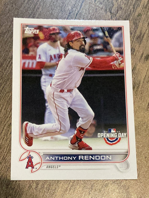 Anthony Rendon Los Angeles Angels MLB 2022 Topps Opening Day 185 