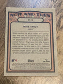 Mike Trout Los Angeles Angels MLB 2021 Topps Heritage - Now And Then NT-12 Topps