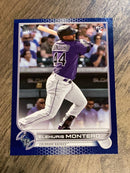 Elehuris Montero Colorado Rockies MLB 2022 Topps Update - Royal Blue US110 