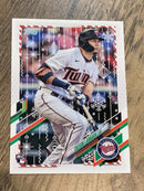 Trevor Larnach Minnesota Twins MLB 2021 Topps Holiday - Metallic Holiday HW114 