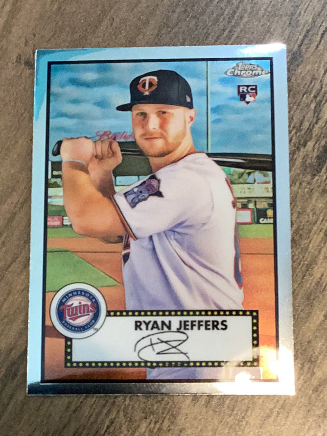 Ryan Jeffers Minnesota Twins MLB 2021 Topps Chrome Platinum Anniversary 64 