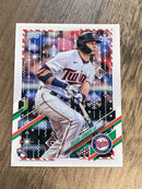 Trevor Larnach Minnesota Twins MLB 2021 Topps Holiday HW114 RC