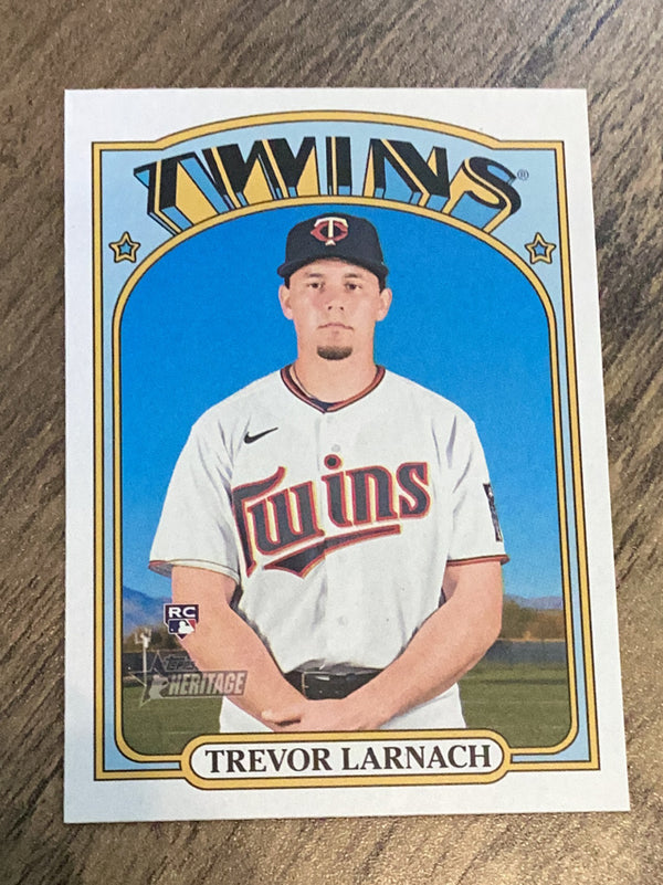 Trevor Larnach Minnesota Twins MLB 2021 Topps Heritage 622 RC