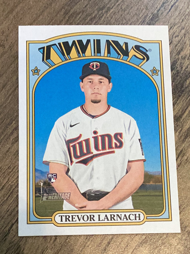 Trevor Larnach Minnesota Twins MLB 2021 Topps Heritage 622 RC