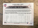 Alex Kirilloff Minnesota Twins MLB 2022 Topps 197 FS Topps