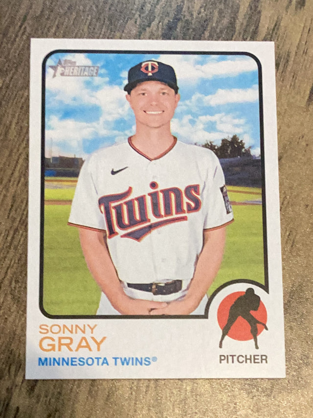 Sonny Gray Minnesota Twins MLB 2022 Topps Heritage 683 