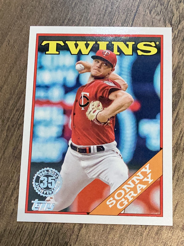 Sonny Gray Minnesota Twins MLB 2023 Topps: 1988 Topps Baseball 35th Anniversary (Series One) T88-80 