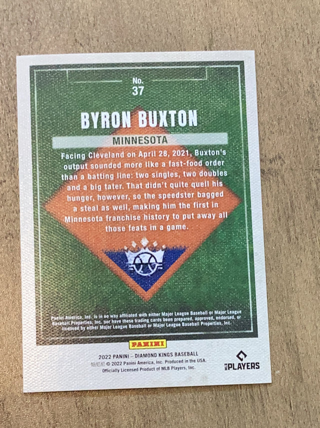 Byron Buxton Minnesota Twins MLB 2022 Panini Diamond Kings 37 Panini